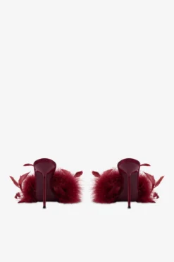 Paris Texas Mules In Burgundy Satin -Paris Texas Brand Shop PX1573XSATF390BORDEAUX 4 scaled