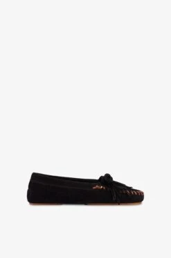 Paris Texas Loafers In Black Suede Leather