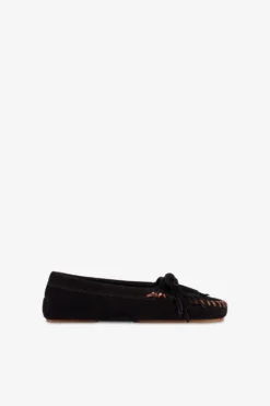 Paris Texas Loafers In Black Suede Leather