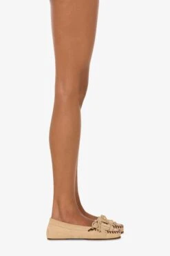 Paris Texas Loafers In Ecru Suede Leather -Paris Texas Brand Shop PX1580XV0OP653ECRU 10