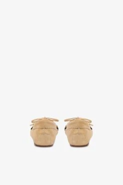 Paris Texas Loafers In Ecru Suede Leather -Paris Texas Brand Shop PX1580XV0OP653ECRU 4