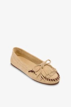 Paris Texas Loafers In Ecru Suede Leather -Paris Texas Brand Shop PX1580XV0OP653ECRU 5