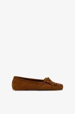 Paris Texas Loafers In Cognac Suede Leather