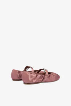 Paris Texas Ballet Flats In Dark Phard Satin -Paris Texas Brand Shop PX1582XTSAT174DARKPHARD 3 scaled