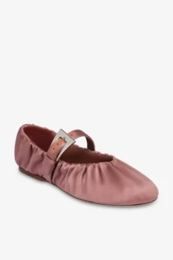 Paris Texas Ballet Flats In Dark Phard Satin -Paris Texas Brand Shop PX1582XTSAT174DARKPHARD 5 scaled