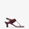 Sandals In Rouge Noir Leather -Paris Texas Brand Shop PX1586XNPP3PINOTNOIR 1