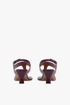 Sandals In Rouge Noir Leather -Paris Texas Brand Shop PX1586XNPP3PINOTNOIR 4 scaled