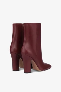 Ankle Boots In Rouge Noir Calf Leather -Paris Texas Brand Shop PX1591XVT01ROUGENOIR 3 scaled