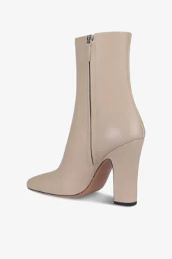 Ankle Boots In Taupe Calf Leather -Paris Texas Brand Shop PX1591XVT01TAUPE 5 scaled