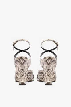 Paris Texas Sandals In White Python-print Leather 11 Paris Texas Sandals In White Python-print Leather -Paris Texas Brand Shop PX1594XPRWPWHITE 4