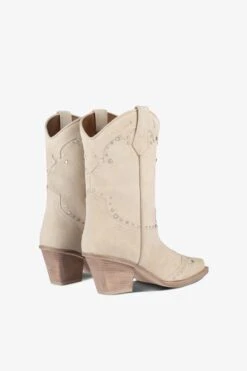 ANGORA SUEDE BOOTS WITH STUDS 10 ANGORA SUEDE BOOTS WITH STUDS -Paris Texas Brand Shop PX1599XV3ST435ANGORA NICKEL 3