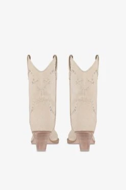 ANGORA SUEDE BOOTS WITH STUDS 11 ANGORA SUEDE BOOTS WITH STUDS -Paris Texas Brand Shop PX1599XV3ST435ANGORA NICKEL 4