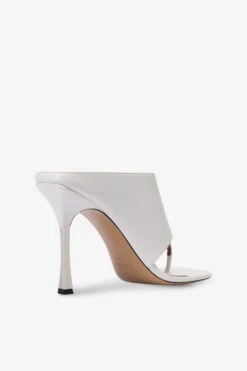 Mules In White Leather -Paris Texas Brand Shop PX1603XNPP3WHITE 5