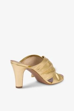 Mules In Gold Metallic Leather -Paris Texas Brand Shop PX1611XNPLS721GOLD 5