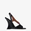 Slingbacks In Black PVC And Croco-embossed Leather -Paris Texas Brand Shop PX1615XCOTBNERO 1 scaled