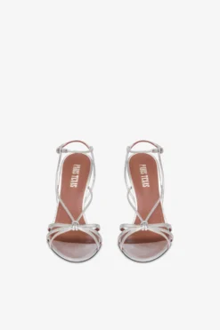 Sandals In White Leather -Paris Texas Brand Shop PX1618XLTM3ARGENTO 3 scaled