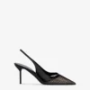 Slingbacks In Black Mesh And Patent Leather -Paris Texas Brand Shop PX1622XVNMSNERO NERO 1 scaled