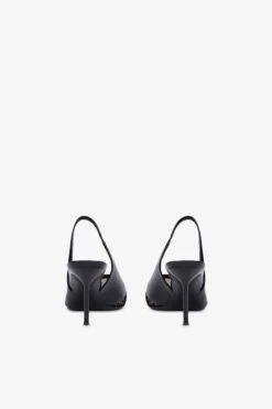 Slingbacks In Black Mesh And Patent Leather 11 Slingbacks In Black Mesh And Patent Leather -Paris Texas Brand Shop PX1622XVNMSNERO NERO 4