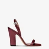Slingbacks In Wine-colored Mirror-effect Leather -Paris Texas Brand Shop PX1627XNPMR48WINE 1 scaled