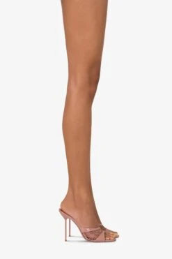 Mules In Texas Rose And Dark Phard Mesh And Patent Leather 13 Mules In Texas Rose And Dark Phard Mesh And Patent Leather -Paris Texas Brand Shop PX1633XVNMSTEXASROSE 6088DARKPHARD 10