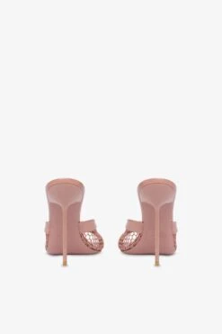 Mules In Texas Rose And Dark Phard Mesh And Patent Leather 11 Mules In Texas Rose And Dark Phard Mesh And Patent Leather -Paris Texas Brand Shop PX1633XVNMSTEXASROSE 6088DARKPHARD 4