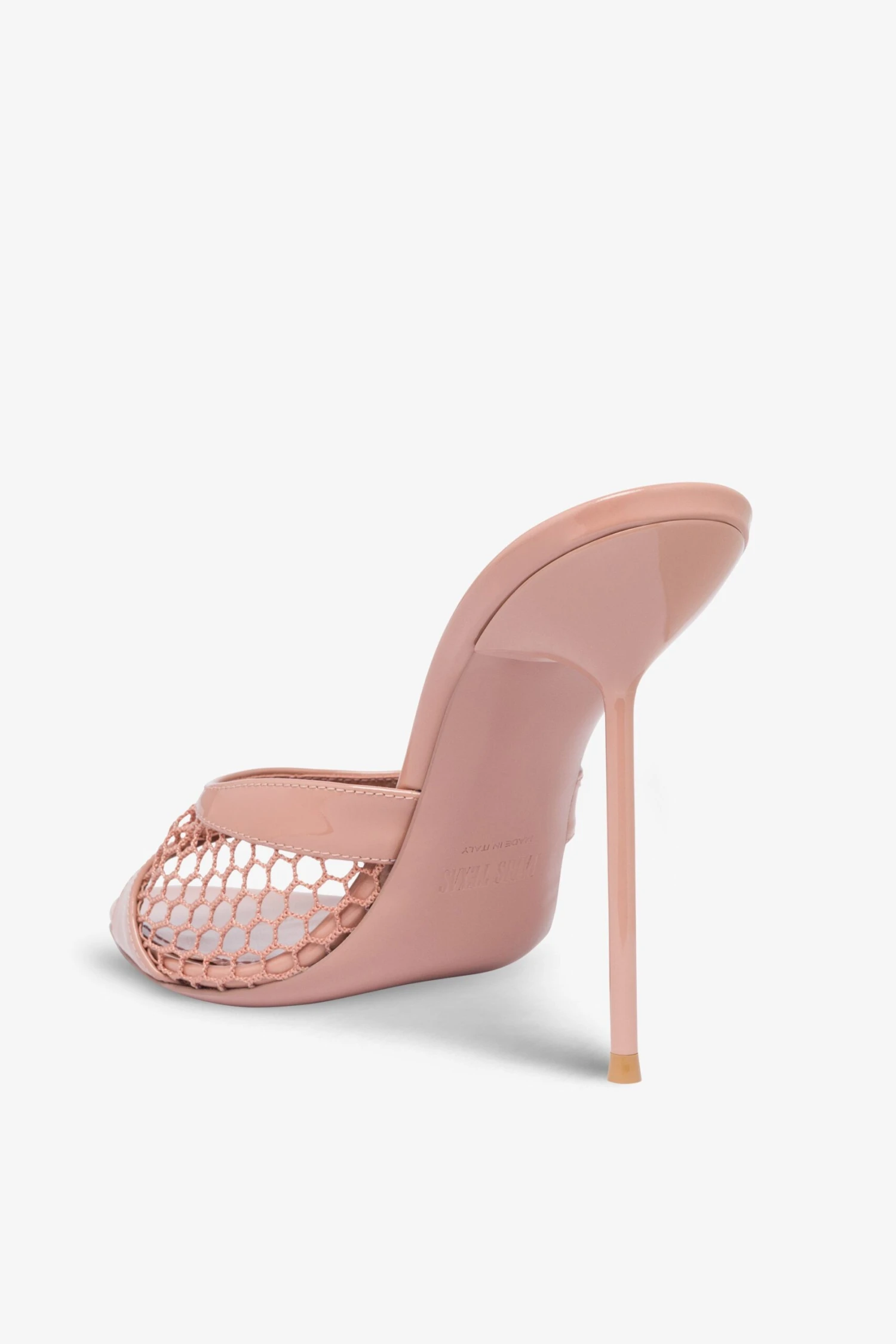 Mules In Texas Rose And Dark Phard Mesh And Patent Leather 7 Mules In Texas Rose And Dark Phard Mesh And Patent Leather - Image 5