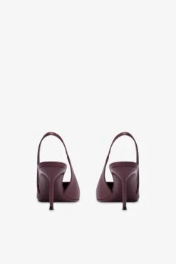 Slingbacks In Rouge Noir Leather -Paris Texas Brand Shop PX1635XNPP3126BORDEAUX 04