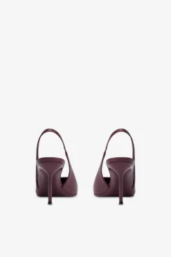 Slingbacks In Rouge Noir Leather -Paris Texas Brand Shop PX1635XNPP3126BORDEAUX 04 scaled