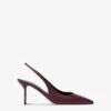 Slingbacks In Rouge Noir Leather -Paris Texas Brand Shop PX1635XNPP3126BORDEAUX 1