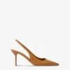 Slingbacks In Tan Leather 1 Slingbacks In Tan Leather -Paris Texas Brand Shop PX1635XNPP3BEIGE 1
