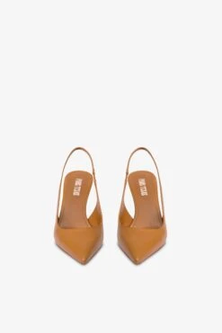 Slingbacks In Tan Leather -Paris Texas Brand Shop PX1635XNPP3BEIGE 3