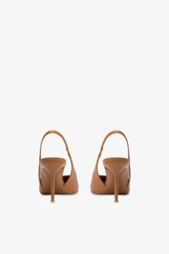 Slingbacks In Tan Leather -Paris Texas Brand Shop PX1635XNPP3BEIGE 4