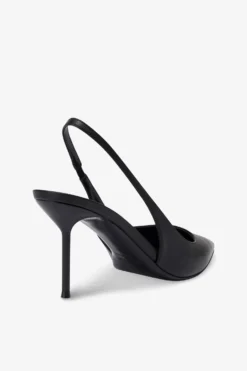 Slingbacks In Black Leather -Paris Texas Brand Shop PX1635XNPP3NERO 5 scaled