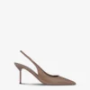 Slingbacks In Taupe Patent Leather -Paris Texas Brand Shop PX1635XVN0123419TAUPE 1 scaled