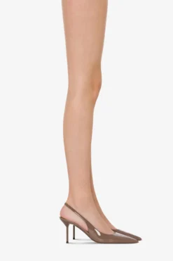 Slingbacks In Taupe Patent Leather 13 Slingbacks In Taupe Patent Leather -Paris Texas Brand Shop PX1635XVN0123419TAUPE 10 scaled