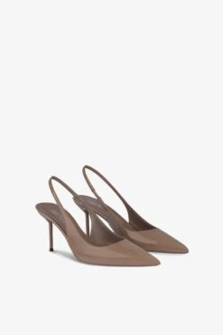 Slingbacks In Taupe Patent Leather 9 Slingbacks In Taupe Patent Leather -Paris Texas Brand Shop PX1635XVN0123419TAUPE 2