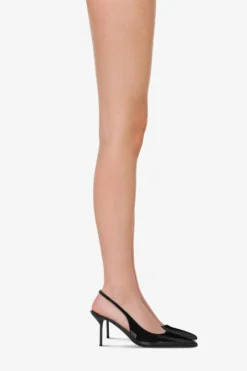 Slingbacks In Black Patent Leather 13 Slingbacks In Black Patent Leather -Paris Texas Brand Shop PX1635XVN01NERO 10 scaled