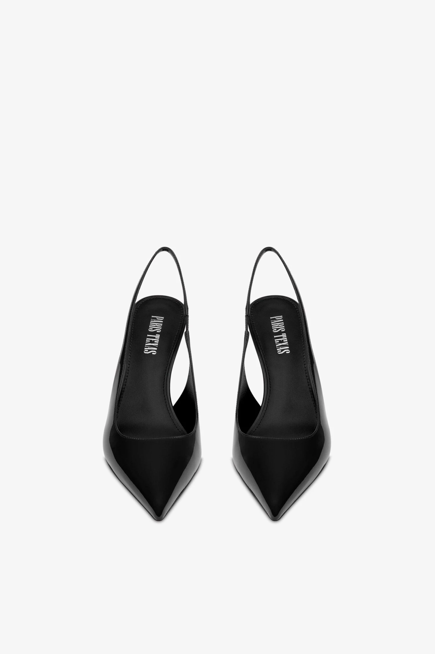 Slingbacks In Black Patent Leather 5 Slingbacks In Black Patent Leather - Image 3