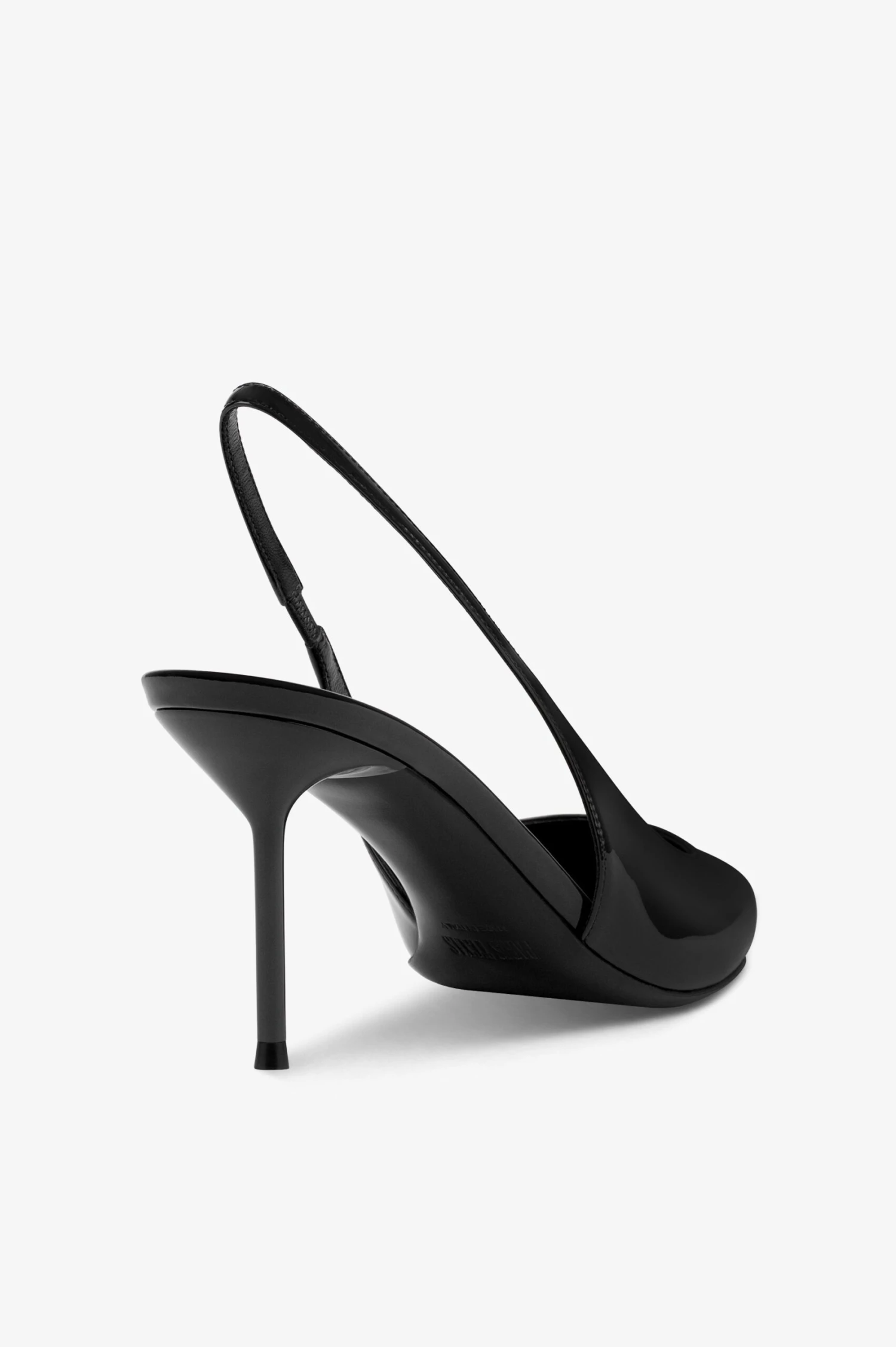 Slingbacks In Black Patent Leather 7 Slingbacks In Black Patent Leather - Image 5