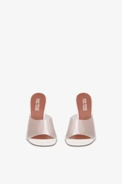 Mules In PVC -Paris Texas Brand Shop PX1641XPVPL008NEUTRO WHITE 3