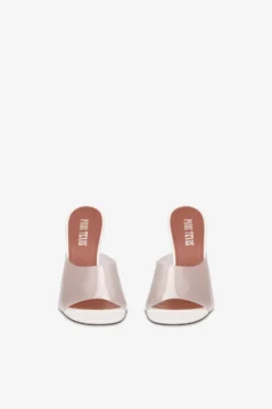 Mules In PVC -Paris Texas Brand Shop PX1641XPVPL008NEUTRO WHITE 3 scaled