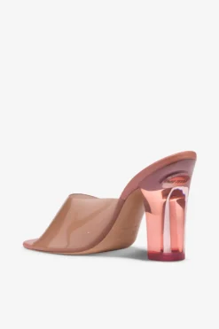 Mules In Texas Rose PVC -Paris Texas Brand Shop PX1641XPVPLCANYON TEXASROSE 5 scaled