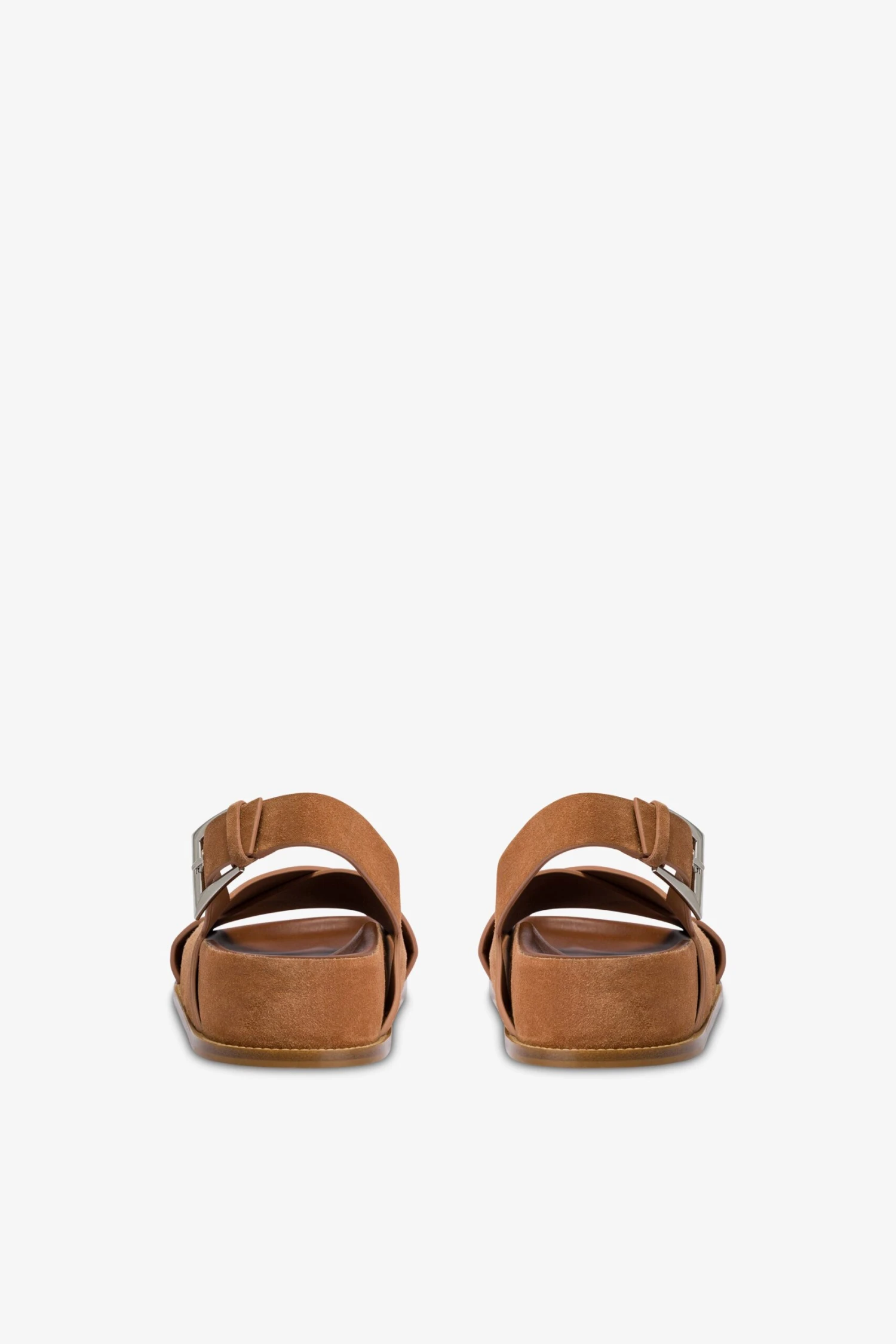 Sandals In Terracotta Suede Leather 6 Sandals In Terracotta Suede Leather - Image 4