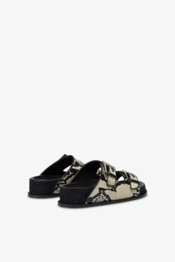 Sandals In Natural Python-print Leather -Paris Texas Brand Shop PX1646XPRPT116NATURALE 3