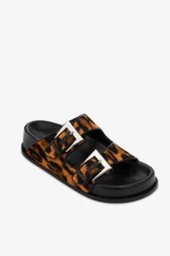 Sandals In Orange Leopard-print Cowhide -Paris Texas Brand Shop PX1658XPRCASALMONE 5 scaled