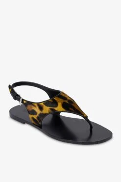 Sandals In Mustard Leopard-print Cowhide 12 Sandals In Mustard Leopard-print Cowhide -Paris Texas Brand Shop PX1659XPRCA689GIALLO 5