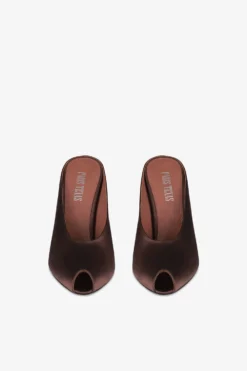 Sabots In Ebony Satin -Paris Texas Brand Shop PX1669XTSAT999TMORO 3 scaled