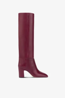 Boots In Rouge Noir Calf Leather