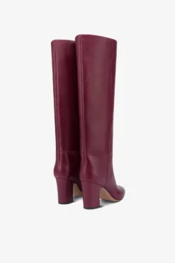 Boots In Rouge Noir Calf Leather -Paris Texas Brand Shop PX1683XVT01ROUGENOIR 3 scaled
