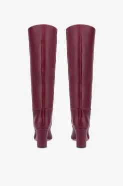 Boots In Rouge Noir Calf Leather -Paris Texas Brand Shop PX1683XVT01ROUGENOIR 4 scaled